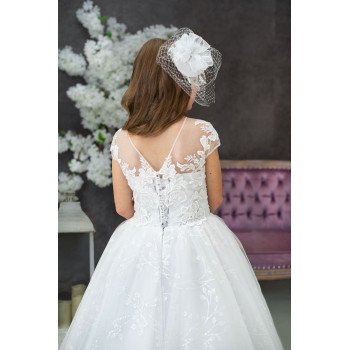 Handmade White First Holy Communion Dress Style HOSHIKO MCH