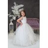 SWEETIE PIE WHITE FIRST HOLY COMMUNION DRESS STYLE 4050