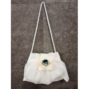 HANDMADE IVORY/PINK CARMY FIRST HOLY COMMUNION HANDBAG STYLE CL9793/119