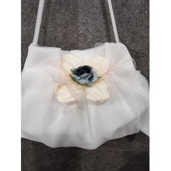 HANDMADE IVORY/PINK CARMY FIRST HOLY COMMUNION HANDBAG STYLE CL9793/119