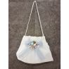 HANDMADE IVORY/BLUE CARMY FIRST HOLY COMMUNION HANDBAG STYLE CL9793/123