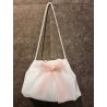 HANDMADE IVORY/PINK CARMY FIRST HOLY COMMUNION HANDBAG STYLE CL9793/146