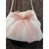 HANDMADE IVORY/PINK CARMY FIRST HOLY COMMUNION HANDBAG STYLE CL9793/146