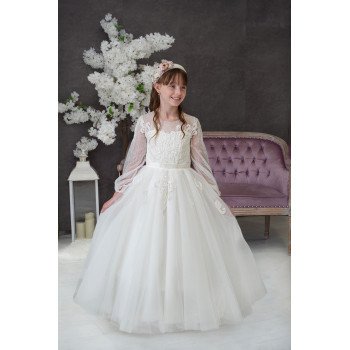 Handmade Ivory First Holy Communion Dress Style ARETHA MCH