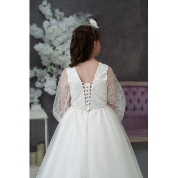 Handmade Ivory First Holy Communion Dress Style HOLLYE MCH