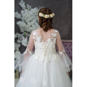 Handmade Ivory First Holy Communion Dress Style ASHLEE MCH