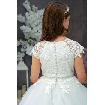 Sweetie Pie First Holy Communion White Dress Style SR718