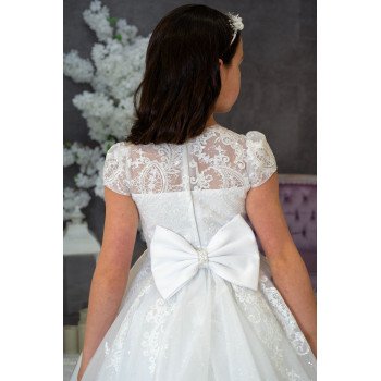 Sweetie Pie First Holy Communion White Dress Style SR718