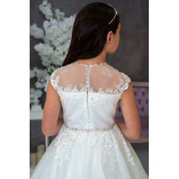 Sweetie Pie First Holy Communion Ivory Dress Style 4098