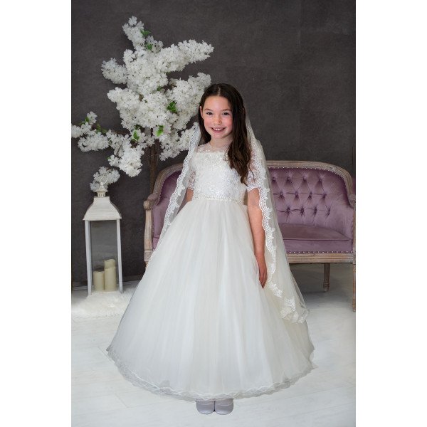 Sweetie Pie First Holy Communion Ivory Dress Style RB641 Sweetie Pie First Holy Communion Ivory Dress Style RB641