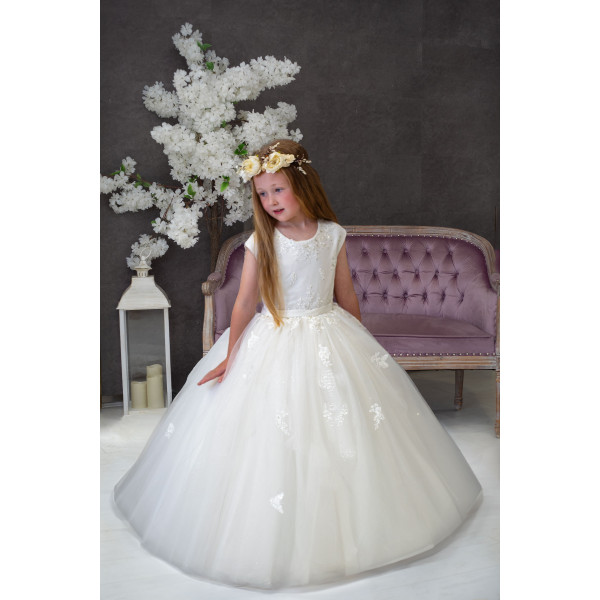 Sweetie Pie First Holy Communion Ivory Dress Style RB611