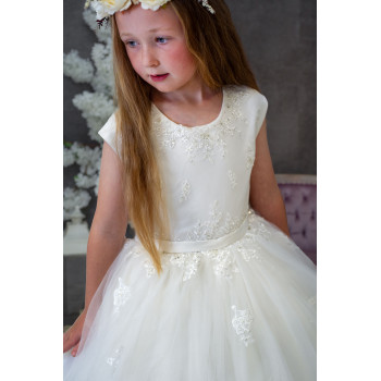 Sweetie Pie First Holy Communion Ivory Dress Style RB611