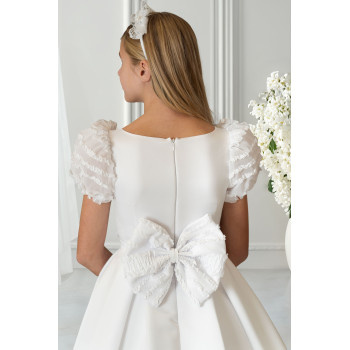 Handmade White First Holy Communion Dress Style BRISTOL