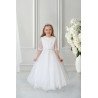 White First Holy Communion Dress Style SD719