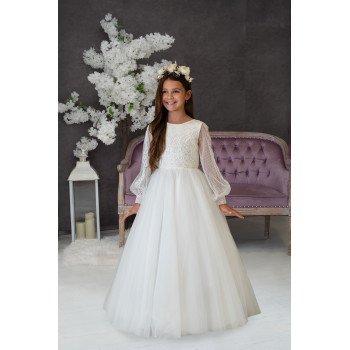 Handmade Ivory First Holy Communion Dress Style ANGELA MCH
