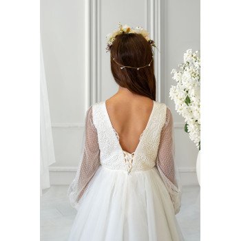 Handmade Ivory First Holy Communion Dress Style ANGELA MCH