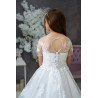 Handmade White First Holy Communion Dress Style IKUMI MCH