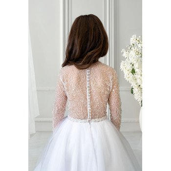 Handmade White First Holy Communion Dress Style RUBY MCH