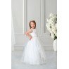 SWEETIE PIE WHITE FIRST HOLY COMMUNION DRESS STYLE 4050