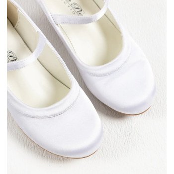 Sweetie Pie White First Holy Communion Shoes Style SW6139