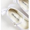 Sweetie Pie White First Holy Communion Shoes Style SW6139
