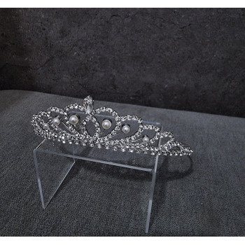 SILVER FIRST HOLY COMMUNION TIARA STYLE CH267