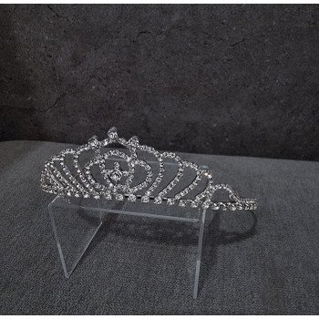 SILVER FIRST HOLY COMMUNION TIARA STYLE CH263