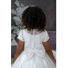 HANDMADE WHITE FIRST HOLY COMMUNION DRESS T-163