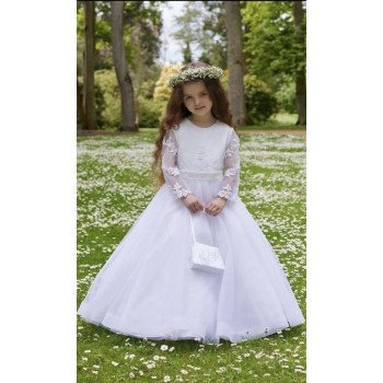 Koko White First Holy Communion Dress Style Ko24143