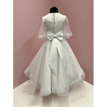 White First Holy Communion Dress Style IS24668