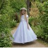 White First Holy Communion Dress Style IS24676