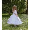 White First Holy Communion Dress Style IS24682
