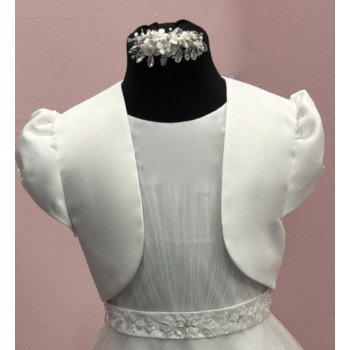 Ivory First Holy Communion Bolero Style Ko24147