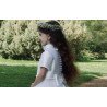 Ivory First Holy Communion Bolero Style Ko24145