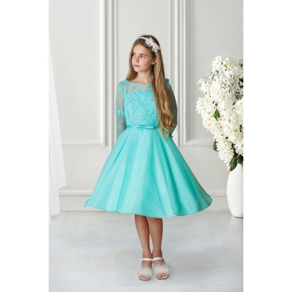 Aqua Confirmation Dress Style Ko20109 Aqua Confirmation Dress Style Ko20109