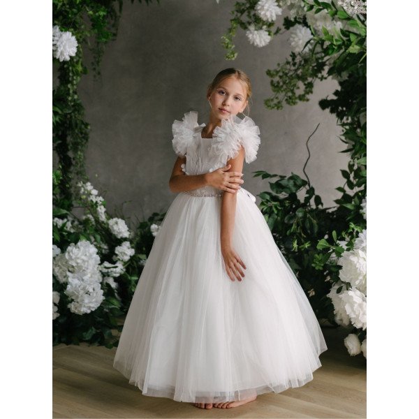 HANDMADE IVORY FIRST HOLY COMMUNION DRESS BY TETER WARM STYLE GS11 HANDMADE IVORY FIRST HOLY COMMUNION DRESS BY TETER WARM STYLE GS11