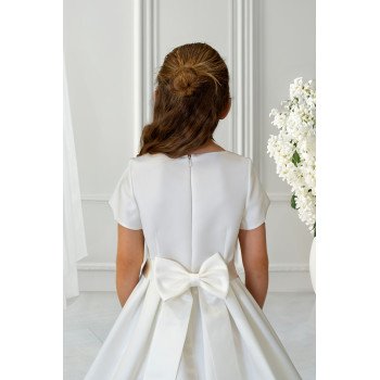 Simple Elegant Handmade First Holy Communion Dress Style JOANA SHORT