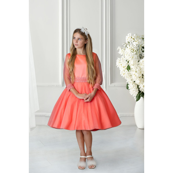 Salmon Confirmation Dress Style Ko24188 Salmon Confirmation Dress Style Ko24188