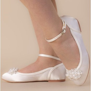 IVORY FIRST HOLY COMMUNION SHOES STYLE RUTHIE