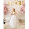 White First Holy Communion Dress Style COM037
