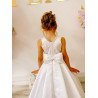 White First Holy Communion Dress Style COM037