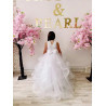White First Holy Communion Dress Style COM039