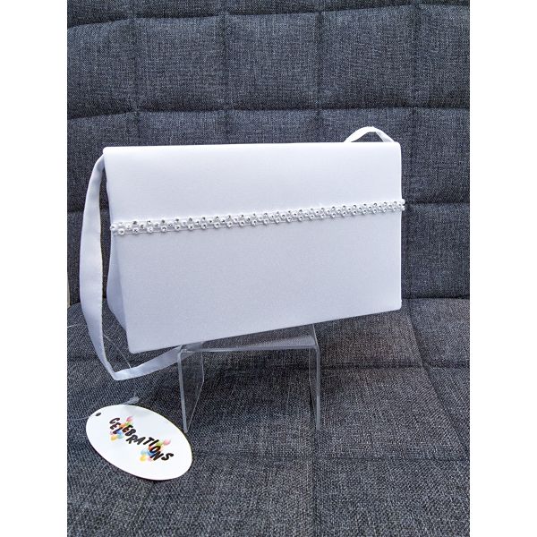 White First Holy Communion Handbag Style CB083