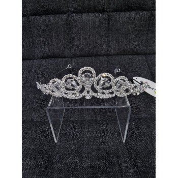 Silver First Holy Communion Tiara Style CH184