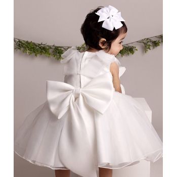 White Baby Girls Christening Dress Style CC1046