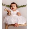 White Baby Girls Christening Dress Style CC1046 White Baby Girls Christening Dress Style CC1046