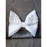 WHITE FIRST HOLY COMMUNION BOW STYLE PL11