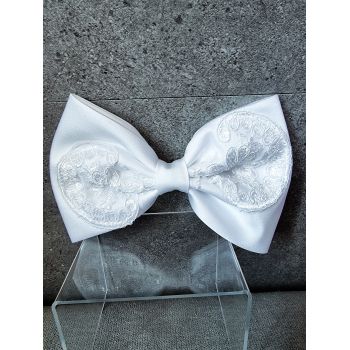 WHITE FIRST HOLY COMMUNION BOW STYLE PL20