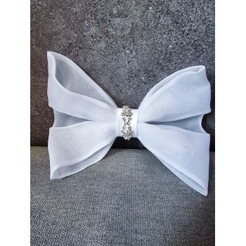 WHITE FIRST HOLY COMMUNION BOW STYLE PL39