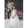 Handmade Ivory First Holy Communion Dress Style GEORGETTE MCH